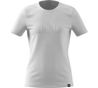 adidas Fille Everyday Glam Graphic T-Shirt Junior, White, 9-10 Years
