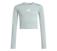 adidas Fille Techfit Longsleeve Tee, Wonder Sage/White, 14-15 Years