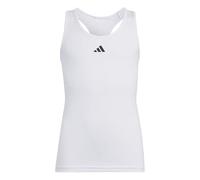 Adidas Fille Techfit Tank, White/Black, 11-12 Years