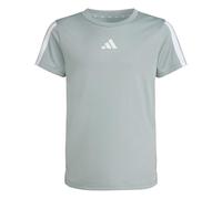 adidas Fille Train Essentials 3-Stripes T-Shirt, Wonder Sage/White, 13-14 Years