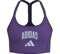 adidas Fille Train Essentials Collegiate Typography Everyday Bra, Active Purple/Crystal Sky, 13-14 Years