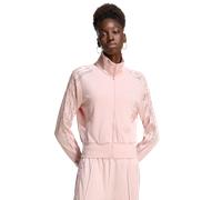 adidas Originals - Firebird - Top sportivo rosa con dettagli in pizzo XS