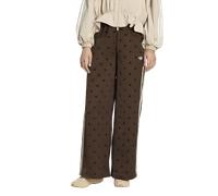 PANTALONI DI RASO A POIS A GAMBA LARGA Auburn S