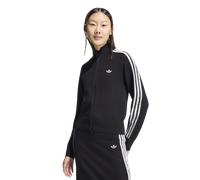 ADIDAS ORIGINALS Giacchetta 'Firebird' nero / bianco Donna - Abbigliamento - Taglie comode - Pullover e cardigan - Cardigan ADIDAS ORIGINALS XL