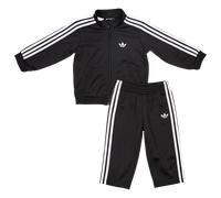 Adidas Firebird Neonato - Tute da ginnastica Nero - Taglia 81 - 86 CM - Poly Tricot Black 81 - 86 CM