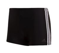 Adidas Fitness 3 Stripes Swim Boxer, Swimwear Uomo, Black/White, 6