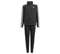 adidas Fitted Tracksuit, Completo Bambino, Black/White, 9-10 Years