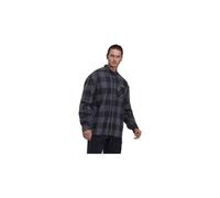 Adidas five ten flannel shirt grigio nero unisex