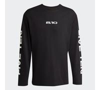 Adidas Five Ten Maglietta A Maniche Lunghe con Logo In Cotone Nero