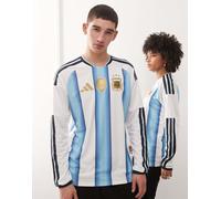 adidas - Football Argentina 2026 Home - Maglia a righe blu-Bianco M