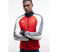 adidas - Football Arsenal - Giacca rossa e bianca con zip-Rosso S