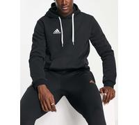 adidas - Football Entrada - Felpa con cappuccio nera-Nero L Tall