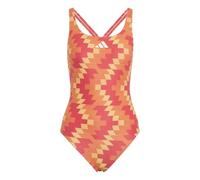 Costume da bagno intero adidas Football-Inspired Graphic Rouge 40