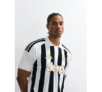 adidas Football - Juventus 26 - Maglia Home bianca e nera a righe-Bianco L