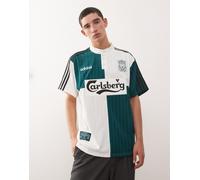 adidas Football - Liverpool 95 away Bring Back - Maglia bianca, verde e nera-Bianco XS