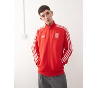 adidas Football - Liverpool - Giacca rossa e bianca con zip-Rosso XS