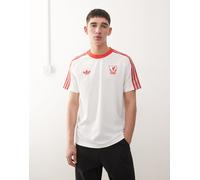 adidas Football - Liverpool - T-shirt bianca e rossa-Bianco L