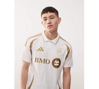 adidas Football - Los Angeles FC - Maglia bianca e oro per partite in trasferta-Bianco S