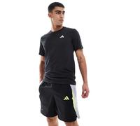 adidas Football - Pantaloncini tecnici neri, grigi e gialli-Nero S