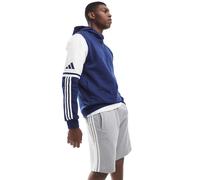 adidas Football - Squadra 25 - Felpa con cappuccio blu navy team 2 e bianca XL