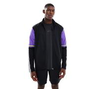 adidas Uomo SQUADRA25 Training Jacket, Black/Purple Rush, XL