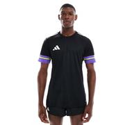 adidas Football - Squadra 25 Maglia nera e viola-Nero S