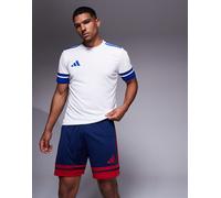 adidas - Football Squadra 25 - Pantaloncini blu navy e bianchi-Bianco S