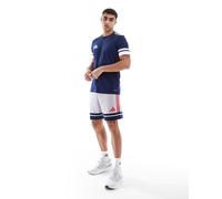 adidas Football - Squadra 25 - Pantaloncini grigi e rossi-Multicolore XS