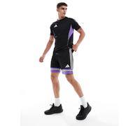 adidas - Football Squadra 25 - Pantaloncini neri/viola rush/semi solar-Nero M