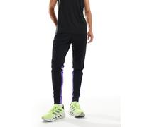 adidas - Football Squadra 25 - Pantaloni da allenamento neri / viola rush-Nero S