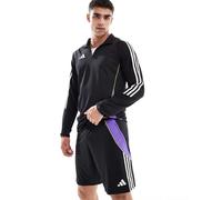 adidas Football - Tiro 24 - Pantaloncini da allenamento neri/viola-Nero 3XL