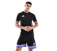 adidas Football - Tiro 25 Competition - Maglia da allenamento nera/viola rush-Nero XS