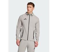 Adidas Tiro 25 Competition Vis Tech Travel Full Zip Sweatshirt Grigio S / Regular Uomo