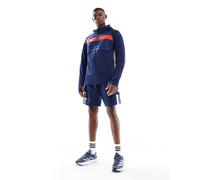 adidas - Football Tiro 25 Essentials - Top sportivo invernale blu navy team 2/rosso/bianco S