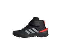 adidas Fortatrail Shoes Kids, Scarpe da Corsa, Core Black/Silver/Bright Red, 38 EU