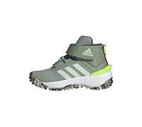 adidas Fortatrail Shoes Kids, Scarpe da Corsa, Silver Green/Linen Green/Lucid Lemon, 31 EU