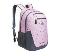 adidas Foundation Backpack (38l) Durable Large Athletic Student Laptop Book Bag for Boys/Girls Zaino Borsa, Speckle Orchid Fusion/Onix Grey/Orchid Fusion Purple, Taglia Unica Unisex-Adulto