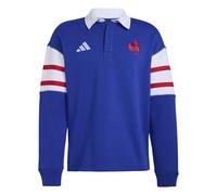 Polo Heritage FFR - Maglietta Polo di Rugby FFR (MANICHE LUNGHE) Semi Lucid Blue XL