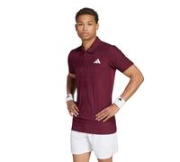 Polo da tennis da uomo Adidas Freelift - maroon - Rosso (S)