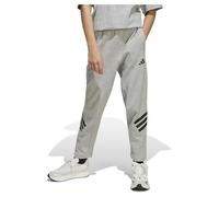 adidas Future Icons 3-Stripes Ankle-Length Joggers Kids Pantaloni, MGREYH/Nero, 11-12 Years Unisex-Bambini