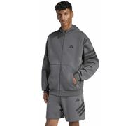 Adidas Future Icons 3 Stripes Full Zip Sweatshirt Grigio M / Regular Uomo