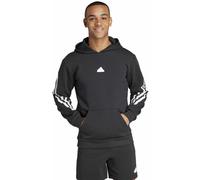 adidas Future Icons 3 Stripes M - felpa con cappuccio - uomo S Black man