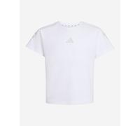 Adidas Future Icons 3stripes Jr - T-shirt - Bianco 7-8ANNI