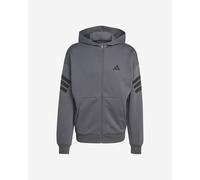 adidas - Future Icons 3-Stripes Full Zip - Felpa XL grigio
