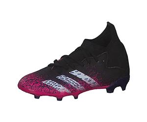 Adidas FW7530 Predator Freak .3 FG J Bambino, Core Black/Ftwr White/Shock Pink EU 28.5