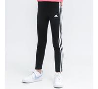 ADIDAS G 3S LEG LEGGINS BAMBINA IN COTONE 3 STRISCE NERO E BIANCO (13-14 ANNI)