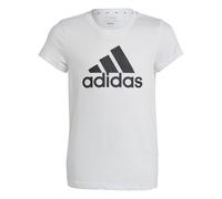 adidas G Bl T Maglietta, Bianco/Nero, 7 Años Bambine e Ragazze