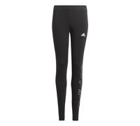 Adidas G Lin Leg, Collant (1/1) Ragazze, Black/White, 1415