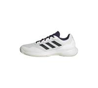 adidas Gamecourt 2.0 Tennis Shoes, Scarpe da Tennis Uomo, Core White Core Black Aurora Plum, 38 EU