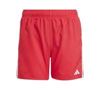 adidas garçon 3-Stripes Swim Shorts Kids, Pure Ruby/White, 13-14 Years